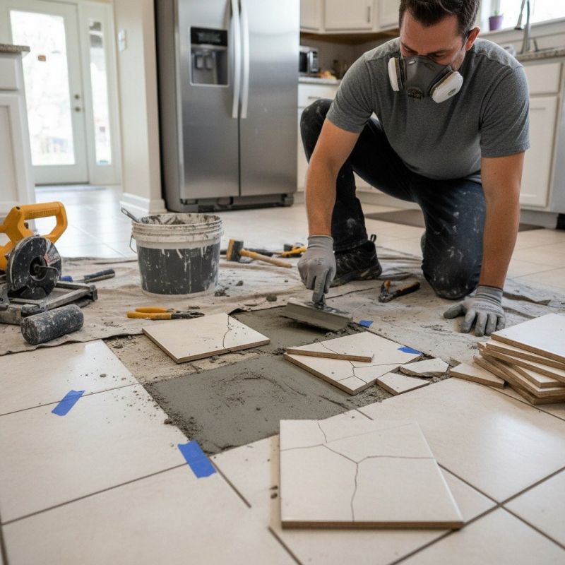 Floor Tile Repair